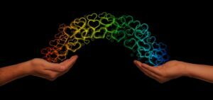 Hearts between two hands - bridging the gap with health information.